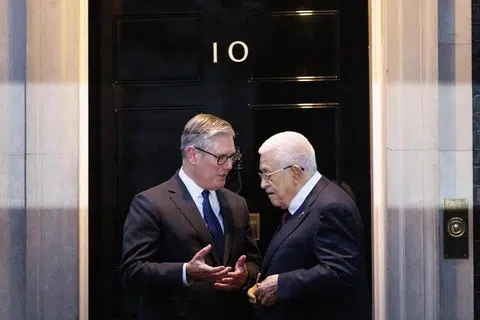 Mahmoud Abbas, Keir Starmer 