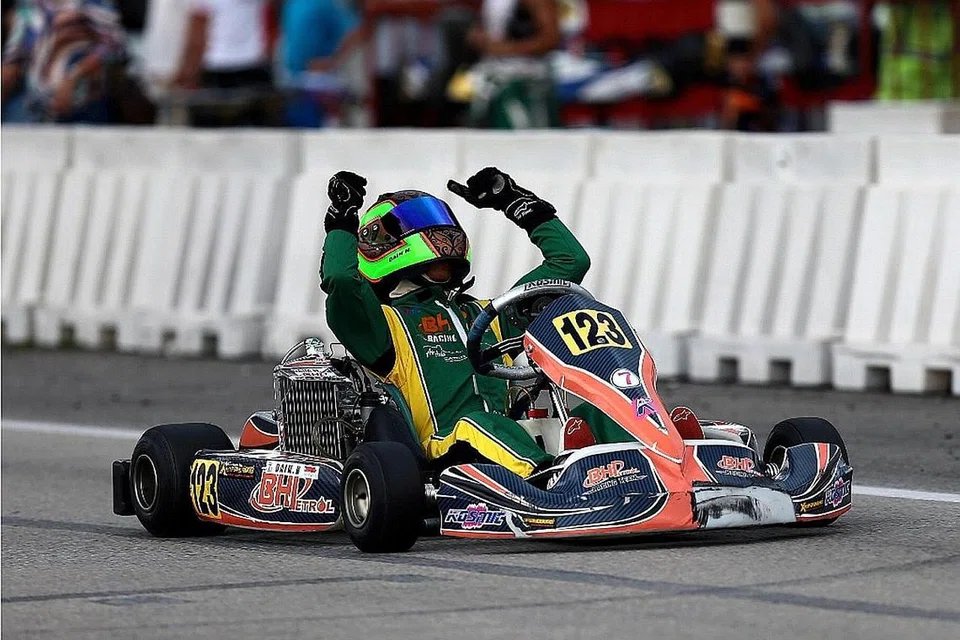 JUARA KARTING: Mula menjinak-jinakkan diri dalam perlumbaan karting pada usia semuda tujuh tahun, Daim membuktikan bakatnya yang besar apabila menjuarai Kejohanan Rotax Max Asia sebanyak empat kali dan Piala SL Yamaha dua kali. - Foto fail 