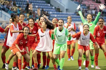 Pasukan wanita Singa, pada Jumaat lalu, mencipta detik bersejarah apabila mencatat kemenangan pertama mereka dalam Sukan SEA sejak 1985.
