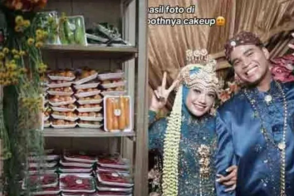 Indonesia, majlis perkahwinan, cenderahati, sayur