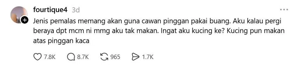 Hantaran di Threads yang mencetuskan perdebatan hangat.