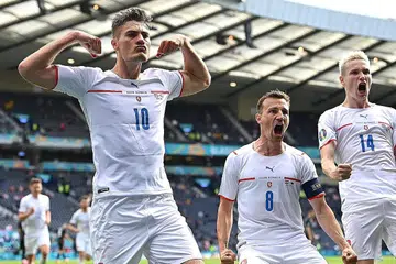 BERBISA: Pemain Republik Czech, Patrik Schick merupakan penyerang berbisa yang perlu diberi perhatian oleh England. - Foto EPA-EFE 