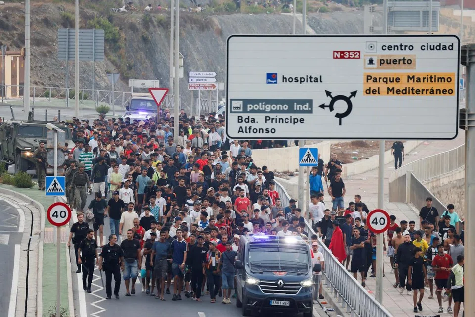 migran Maghribi, Sepanyol, Ceuta