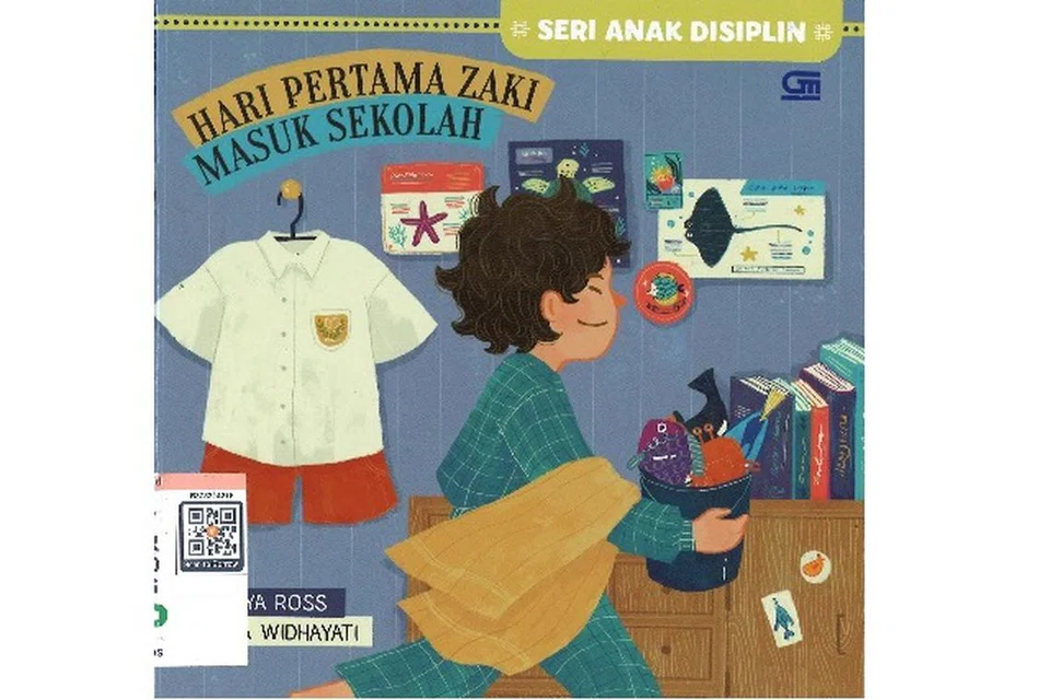 Hari Pertama Zaki Masuk Sekolah
Nombor Panggilan: J P ROS

Hari ini merupakan hari pertama Zaki di sekolah. Namun, Zaki asyik bermain air sewaktu mandi. Ini membuat ibunya khuatir kerana Zaki akan terlambat pada hari pertama sekolah. Apakah kesudahannya?
