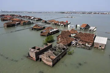 Timbulsloko, Demak, Jawa Tengah, air laut naik
