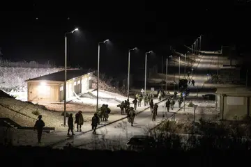 Askar Israeli menjalankan rondaan di sekitar kawasan Binyamina yang menjadi sasaran serangan dron Hezbollah pada 13 Oktober.                                                                                                                                     