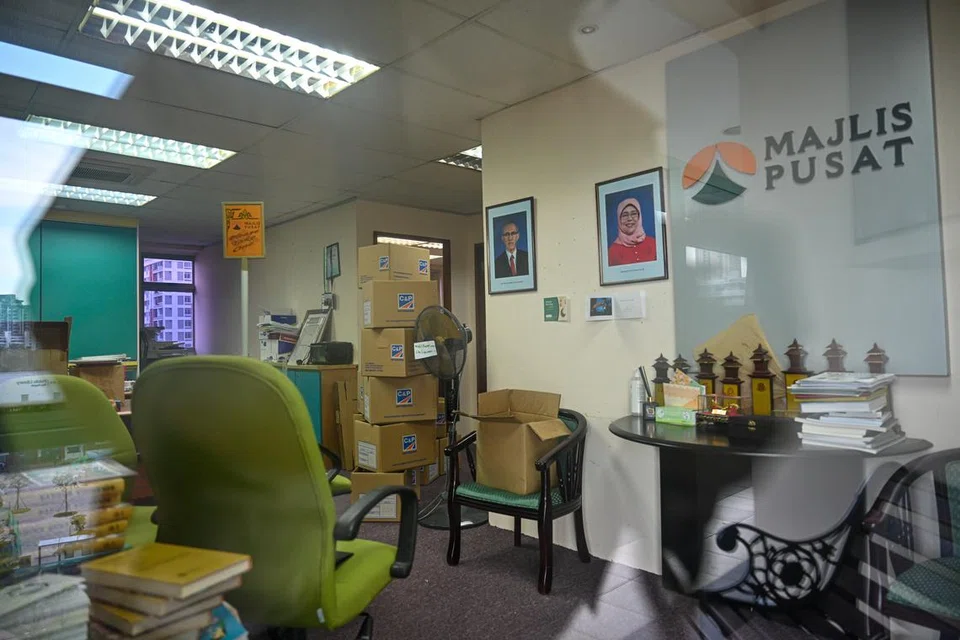 Pejabat Majlis Pusat Singapura di Toa Payoh Central ketika dikunjungi Berita Harian pada 4 Jun 2024. BH difahamkan kunci pejabat Majlis Pusat di Toa Payoh Central telah diserahkan kepada pihak Penyelesai.