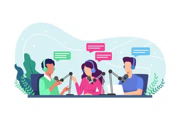 Istilah padanan bagi ‘podcast’ dalam bahasa Melayu ialah audio siar yang merujuk kepada siri episod yang mengandungi fail audio digital atau video yang boleh dimuat turun ke dalam komputer atau telefon pintar.