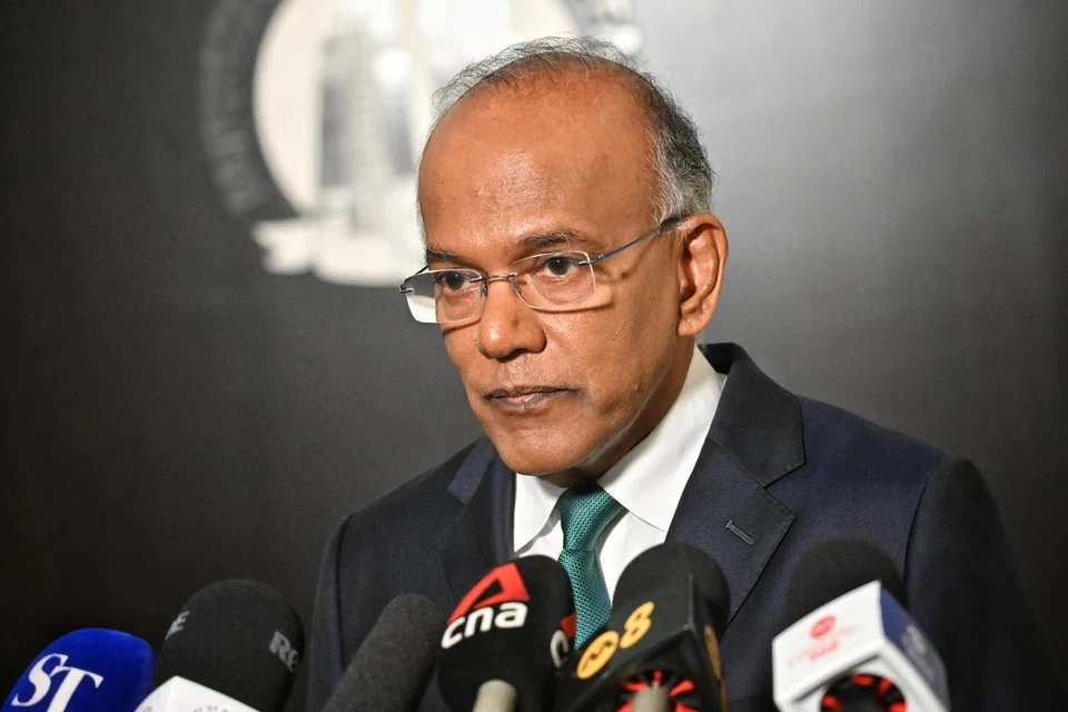 TIDAK HARUS JEJAS SINGAPURA: Menteri Ehwal Dalam Negeri, Encik K. Shanmugam, ketika bertemu media di ibu pejabat MHA pada Khamis berkata, kejadian luar negara seperti peperangan Israel-Hamas tidak seharusnya menjejas keamanan kaum dan agama di sini.