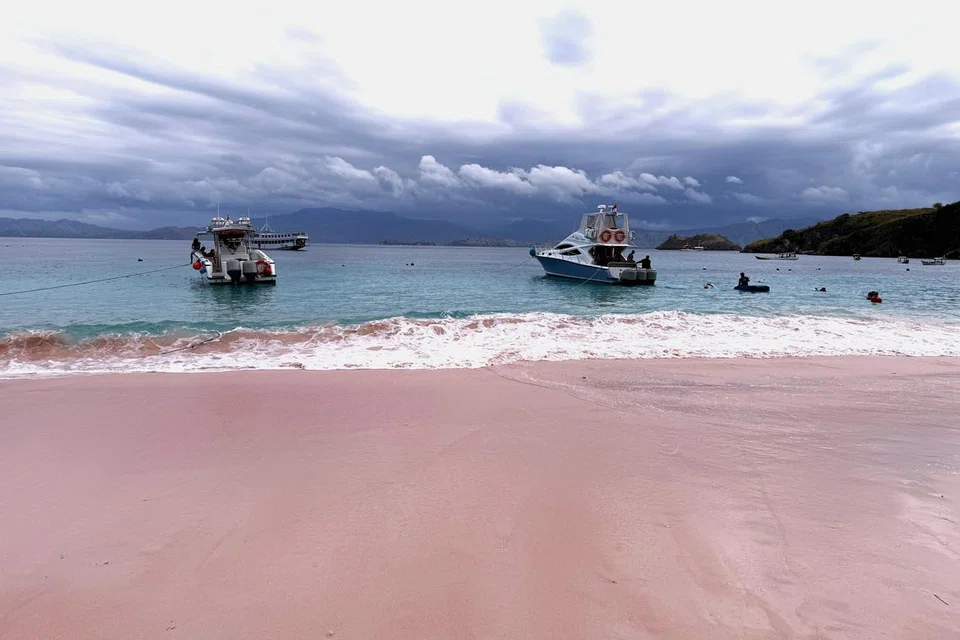 ‘Pink Beach’ atau pantai merah jambu, merupakan salah satu daripada hanya beberapa pantai di dunia yang mempunyai pasir berwarna merah jambu semula jadi. 