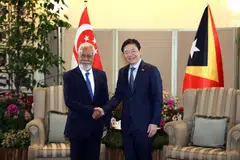 Singapura, Timor-Leste, Lawrence Wong, Xanana Gusmao