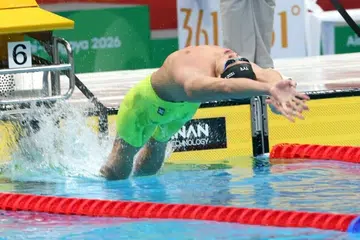 Altet renang, Tedd Chan dari Singapura mencatatkan rekod kebangsaan 24.97 saat untuk layak ke peringkat akhir dalam penampilan sulungnya di Sukan Asia pada 21 September.