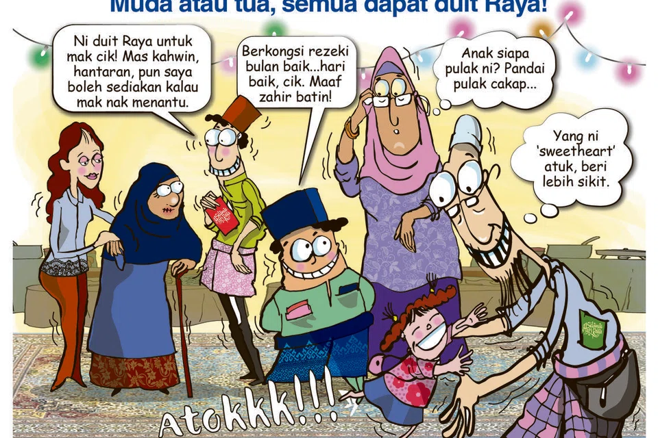 duit Raya, kanak-kanak, Syawal