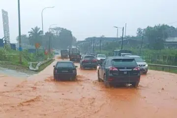banjir Johor, pemaju perumahan, henti kerja, JOHOR, BANJIR