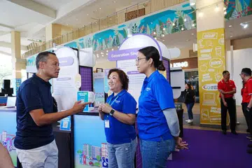 Encik Fahmi Aliman di reruai Generation Singapore, antara majikan yang menyertai Learning Neighborhood 2025 @ South East pada 23 Februari. Acara itu menawarkan peluang pekerjaan dan pembelajaran kemahiran dekat dengan penduduk.