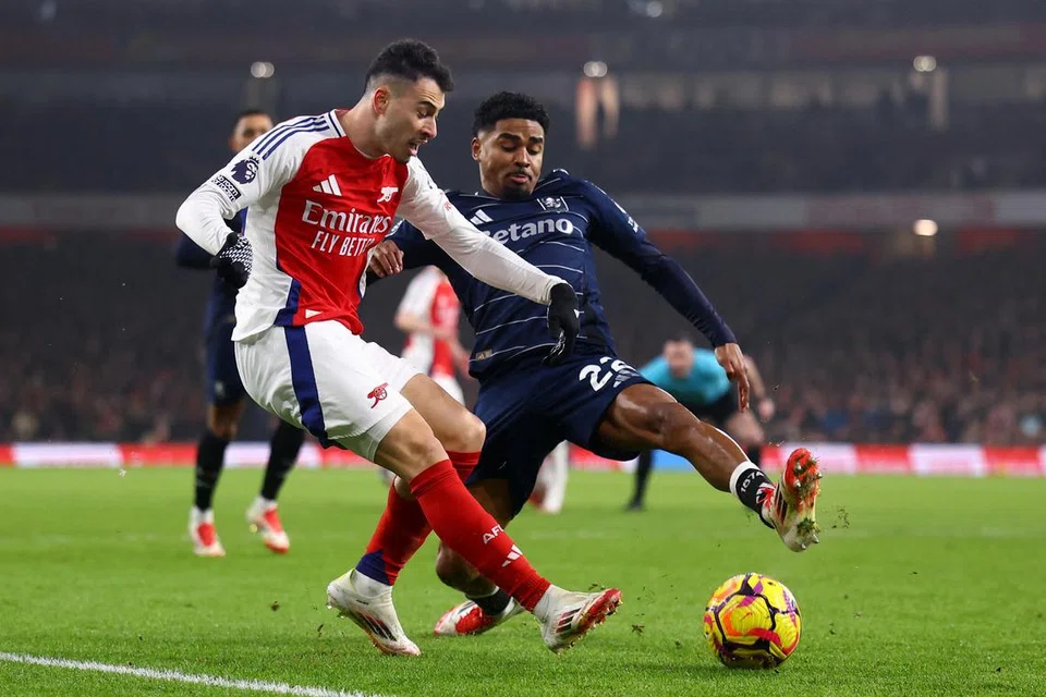 Pemain Brazil, Gabriel Martinelli kembali beraksi selepas mengalami kecederaan hamstring pada Februari lalu.