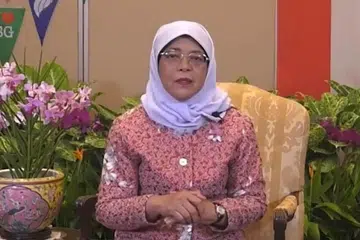 PERKUKUH KEHARMONIAN: Singapura perlu terus kekalkan keharmonian bersama, kata Presiden Halimah. 