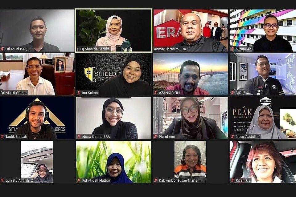 CABARAN SEKTOR HARTANAH: Seramai 15 ejen hartanah meluahkan cabaran yang mereka hadapi dalam suasana pandemik Covid-19 dalam dialog yang turut disertai Dr Maliki. - Foto BH