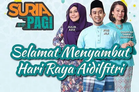 ADA KOMITMEN LAIN: Penyampai radio Zulin Aziz (kiri) yang mengacarakan segmen Suria Pagi bersama Fizi Ali (tengah) dan Sharifah Shahirah (kanan) di stesen radio Malaysia, Suria FM, akan menamatkan kontrak bersama stesen radio itu pada hujung Jun ini. - Foto SURIA MALAYSIA INSTAGRAM