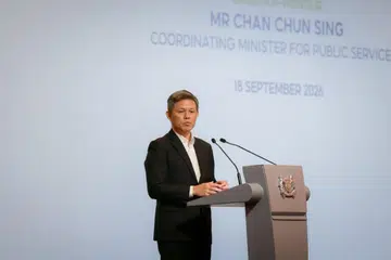 Menteri Penyelaras bagi Perkhidmatan Awam merangkap Menteri Pertahanan, Encik Chan Chun Sing.