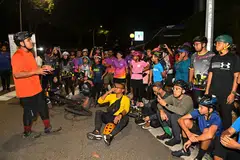 Lebih 180 penduduk daripada pelbagai latar belakang dan lapisan usia menyertai acara ‘Ramadan Ride 2024’ pada 29 Mac.