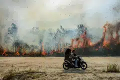 jerebu, riau, titik panas