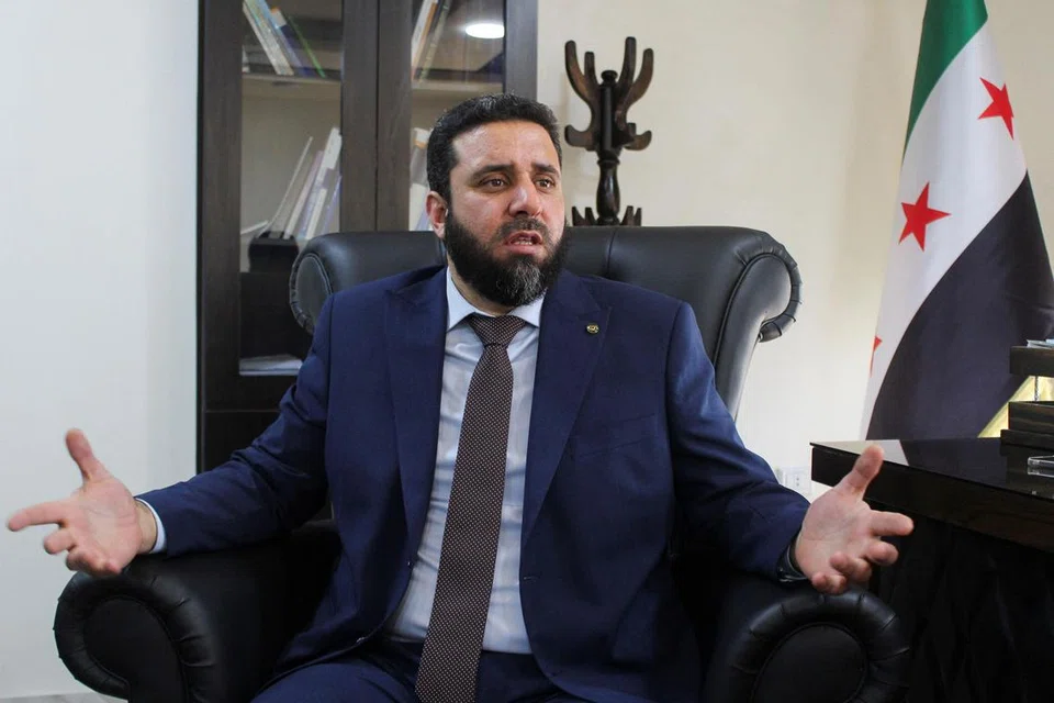 Menteri Perdagangan Syria, Encik Maher Khalil al-Hasan, semasa wawancara dengan agensi berita ‘Reuters’, di Damsyik, Syria, pada 6 Januari.