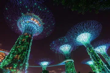 TINGKAT KESEDARAN AWAM: Acara pertunjukan lampu BebasDadahSG 2022 diadakan di  Gardens By the Bay dan Singapore Flyer. Acara tahun ini akan diadakan pada 26 Jun.