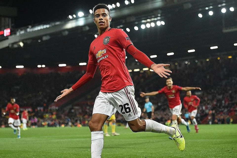 WIRA UNITED: Jaringan gol Greenwood pada minit ke-73 memberikan United kemenangan 1-0 ketika menentang Astana FC di Old Trafford kelmarin. - Foto AFP
