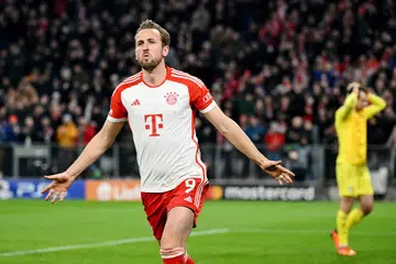 Penyerang Bayern Munich, Harry Kane, meraikan jaringan pertama beliau dalam perlawanan pusingan pasukan 16 terakhir Liga Juara-Juara menentang Lazio. Bayern memenangi perlawanan itu 3-0, dengan Kane menjaringkan dua gol.