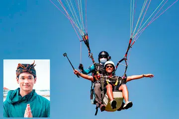 ATASI TAKUT: Afgan (depan) gentar berada di tempat tinggi tetapi melakukan aktiviti sebegini kerana dalam seumur hidupnya mahu rasakan pengalaman berbeza. - Foto AXN ASIA