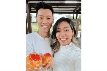 PERLU BUAT PENYESUAIAN: Cik Maisharaqh Mustajab perlu membuat beberapa penyesuaian apabila menyambut Tahun Baru Cina bersama suami, Encik Jason Abdullah Liw. - Foto ihsan JASON ABDULLAH LIW