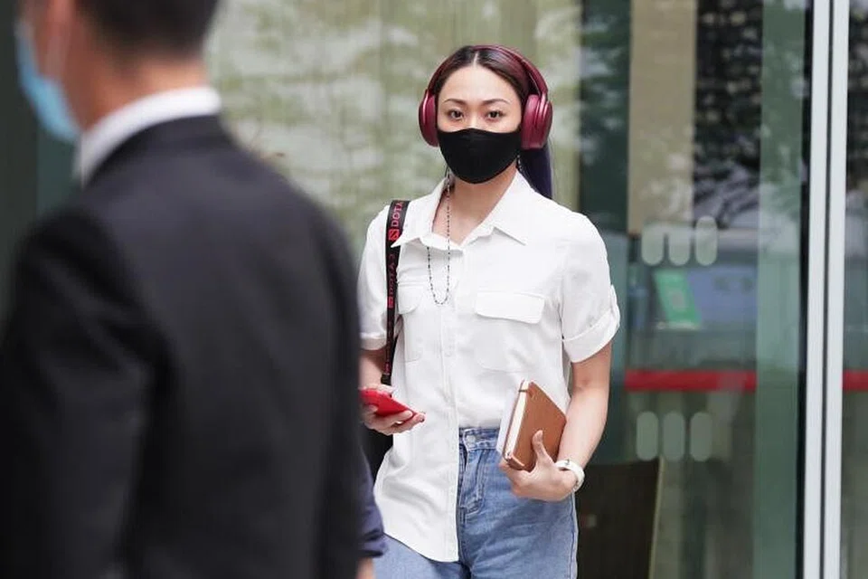 Ashley Rita Wong Kai Lin, 27 tahun, dijel enam minggu pada 11 Februari. - Foto oleh KELVIN CHNG