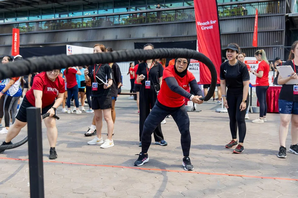 Cik Sharifah Osman menyertai cabaran kecergasan Great 116 pada 1 September, eksklusif bagi peserta Larian Wanita Great Eastern 2024, yang akan berlangsung pada 27 Oktober.