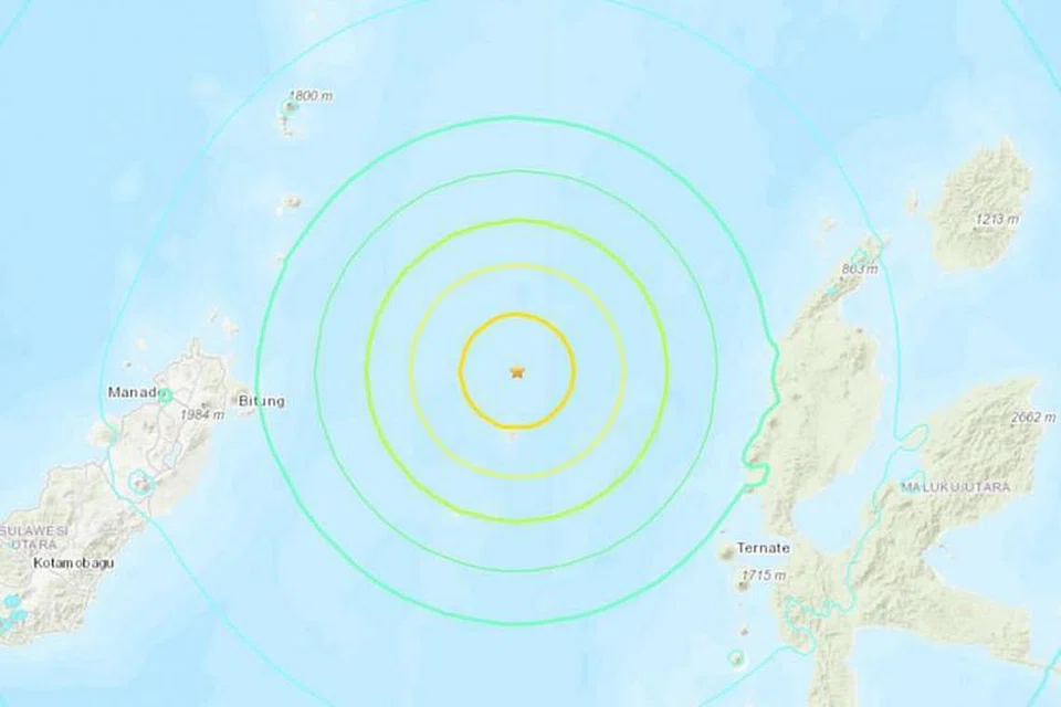 GEMPA BUMI: Gempa bumi sekuat 7.1 pada skala Richter melanda Maluku lewat pada 14 Nov.