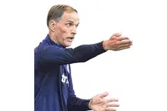 TUCHEL: Pengurus Chelsea itu berkata beliau gembira dengan pemain yang ada tetapi perlu mempertimbangkan masa depan juga. - EPA-EFE