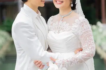 PASANGAN IDEAL: Selebriti Janna Nick dan suami, Dini Schatzmann, bakal menyerikan acara tersebut. 
