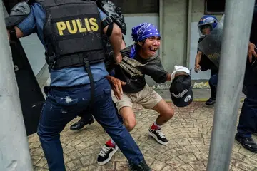 bantahan, banjir, Filipina