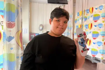 Bersikap positif, Danish Irfanshah berharap masa depannya lebih baik dengan perubahan pada tubuh badannya. 