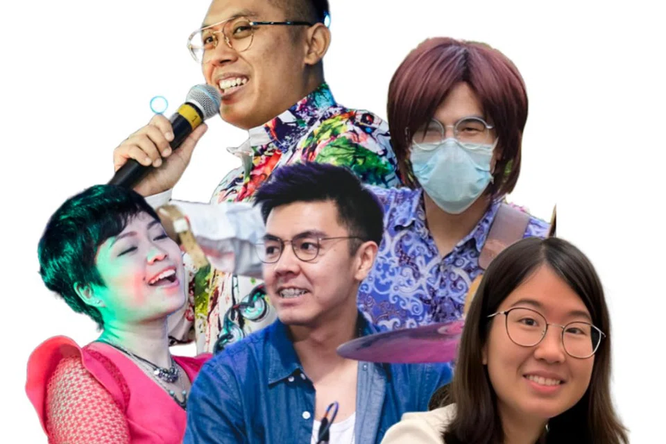 HIBURAN SANTAI: The Jazz Djogets adalah antara penghibur pada acara Pesta Malam Singapura yang memberi tumpuan pada irama jaz.