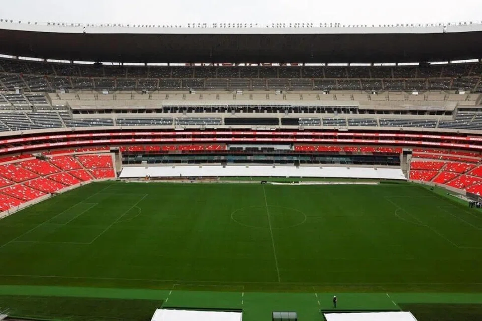 Pemandangan umum Stadium Mexico City ketika Mexico membuat persediaan untuk Piala Dunia 2026 yang dihoskan bersama oleh Amerika Syarikat, Canada dan Mexico.