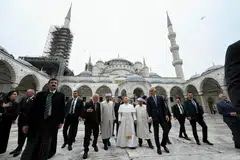 Masjid Sultan Ahmed (Masjid Biru), pope Leo, paus