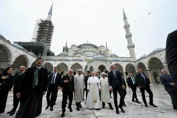 Masjid Sultan Ahmed (Masjid Biru), pope Leo, paus