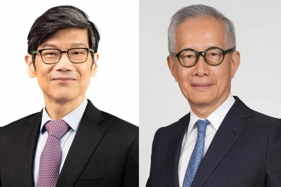 Encik Ng Chee Khern (kiri) akan mengambil alih daripada Encik Edmund Cheng yang akan meletak jawatan selepas berkhidmat lebih sembilan tahun di Penguasa Penerbangan Awam Singapura (CAAS).