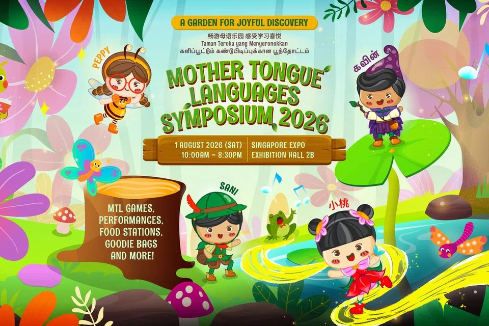 Simposium Bahasa Ibunda (MTLS) 2026 bakal diadakan di Singapore Expo Dewan 2B, buat julung kalinya pada 1 Ogos.