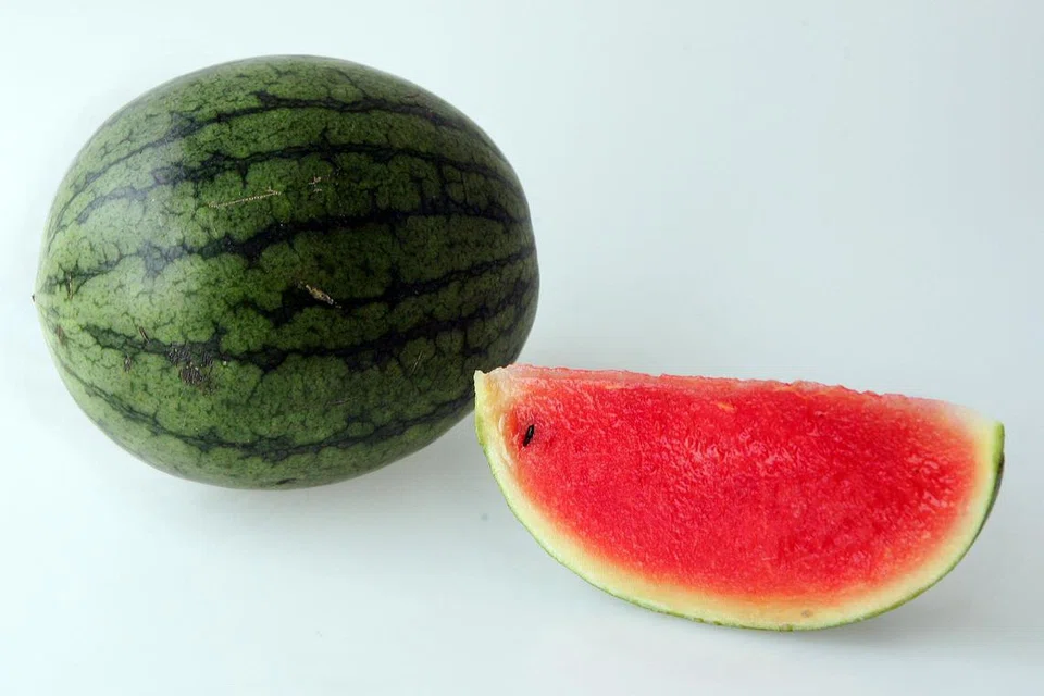 Mini watermelons from FairPrice Finest.