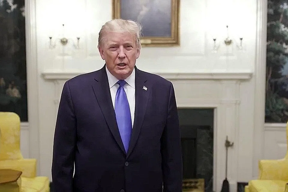 ENCIK DONALD TRUMP: Doktor yang merawatnya berkata beliau nampak lesu tetapi tetap bersemangat. - Foto REUTERS