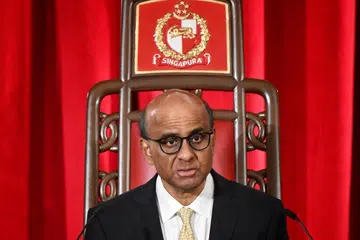 LAHIR RASA SIMPATI: Encik Tharman Shanmugaratnam melahirkan rasa simpatinya terhadap mereka yang cedera dan keluarga yang berduka menyusuli situasi kemanusiaan yang teruk di Jaluran Gaza.