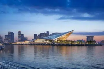 Terminal kapal persiaran, feri baru, hab Mice, Marina South