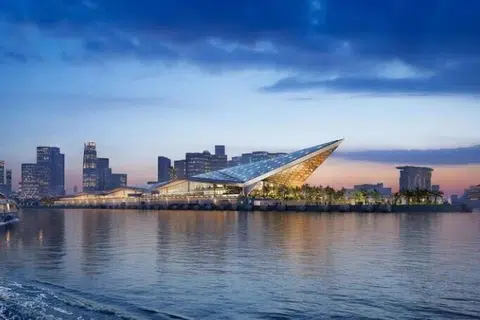 Terminal kapal persiaran, feri baru, hab Mice, Marina South
